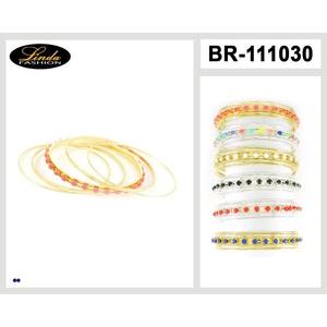 Bracciale Tennis Linda Fashion, Metallico con Pietre Multiple, Gioielli Unisex alla Moda, Bracciali e Bangles 8.0 - Product Image 6