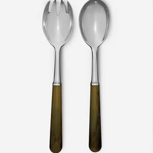 Brass Resin Salad Server <b>Set</b> Pink <b>Marble</b> 2-24 Pieces Stainless Steel Utensil <b>Set</b> 202 304 Grade PVD Coating Customizable Factory - Product Image 3