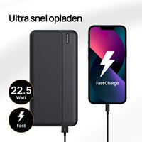 Banque d'alimentation portable 20000mAh Charge rapide avec sortie Micro USB et Type-C Affichage LED Haute capacité Accessoire électronique
