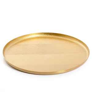 Unique Handmade Hammered Metal Food Breakfast <b>Serving</b> <b>Tray</b> Wholesale Decorative Rustic Food Carrying Homeware Flatware <b>Tray</b> - Product Image 6