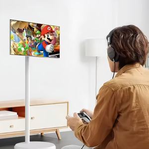 Le Mini Smart <span class=keywords><strong>TV</strong></span> le moins cher avec écran tactile de 21.5/22 // 27/32 pouces batterie intégrée Android <span class=keywords><strong>TV</strong></span> blanc LCD <span class=keywords><strong>TV</strong></span> portable - Product Image 2