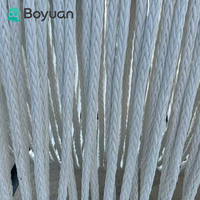 Cordage marin tressé en UHMWPE à 12 brins, corde d'amarrage haute résistance, éponges de bateau épaisses, cordes d'accostage, corde flottante de 10 mm