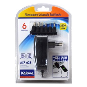 Karma Ac Power <b>Adapter</b> 3V 4.5V 5V 6V 7.5V 9V 12V 30W Multi <b>Plug</b> For Electronics Devices - Product Image 2