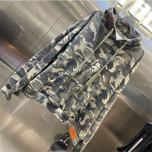 เสื้อฮู้ดแบบสวมหัวทรงโอเวอร์ไซซ์เสื้อฮู้ดซับในและถักแขนปกติสีสันสดใส - Product Image 2