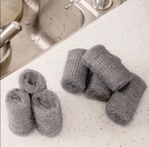 Casalina แผ่นขัดหม้อขนสัตว์ลวดโลหะสำหรับทำความสะอาดครัวแพ็คฟองน้ำ8ชิ้น - Product Image 6