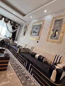 Asientos Orientales para el Suelo, Sofá Étnico, Sofá Árabe Majlis, Sofá Estilo Otomano, Conjunto Árabe Jalsa, Asientos Orientales de Lujo para el Suelo - Product Image 3