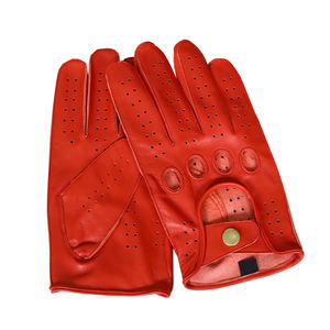 Guantes de Conducción de Invierno de Cuero Genuino Antideslizantes Personalizados, Diseño Ligero y Cómodo - Product Image 4
