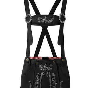 Shemax Trachten Shorts pour hommes Lederhosen Shaded Grey OEM Custom New Bavarian Oktoberfest Lederhosen - Product Image 1