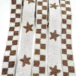 Gameday Customized Beaded <b>Belts</b> Purse Strap with Unique Beaded Design for <b>men</b> & women - Product Image 1