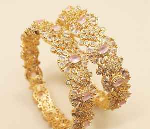 Bracelets sans ternissement plaqués or 18 carats, étanches, anti-ternissement, hypoallergéniques, en acier inoxydable, bijoux tendance pour femmes - Product Image 5