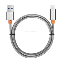 Cable de Carga Rápida USB C de 3A 5A 60w para Teléfono Móvil, Compatible con Teléfonos Inteligentes Android, Carga Súper Rápida
