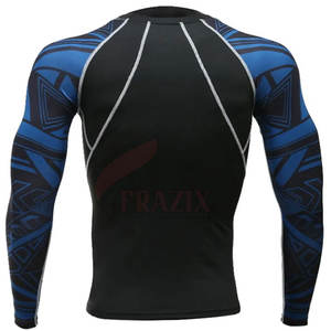 Spandex Sublimado MMA Rash Guard Digital Impreso Rush Guard Traje de baño de manga larga Rash Guard - Product Image 2