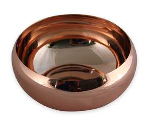 Handmade Pure Metal Rose Gold <b>Mixing</b> <b>Bowl</b> Excellent Quality for Home Cooking and Parties Steel Indian Supplier Instant Traders - Product Image 1