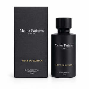 50มล. สำหรับทุกเพศ Melina Parfums Nuit De Safran dition lobsedienne extrait de Parfum mixte - Product Image 1