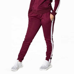 Service OEM meilleure vente en gros de mode femmes hiver respirant 100% coton survêtement survêtement à capuche cousu jogging costumes fermeture éclair - Product Image 5