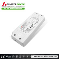 Alimentation LED à variation de phase 12V 24V, certifiée UL CUL, driver LED à tension constante Triac 12W avec 7 ans de garantie