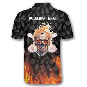 Advanced design <b>bowling</b> jerseys made with breathable polyester flexibility durability and full customization options for mens - Product Image 4