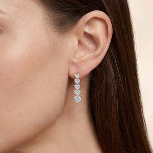 Cara 14k <b>Gold</b> Lab Grown Diamond <b>Earrings</b> - Product Image 2