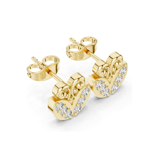 Pendientes de Diamantes de Laboratorio con Claridad VVS-VS EF, 0.3 CT, Oro de 18K, 14K, 10K y Plata 925, Oro Rosa, Amarillo, Blanco, Moissanita - Product Image 6