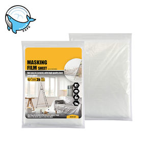 Bâche en plastique extra large anti-déchirure et anti-poussière pour peinture, toile de protection pour peintres - Product Image 1