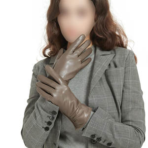 Leather Fashion <b>Gloves</b> For Women New Design Custom Size High Grip Martial Leather Full Finger protection classic design flexible - Product Image 3