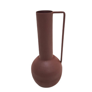 Vase à fleurs rond en fer Pots de fleurs couleur or pour jardin et décoration de table faits à la main personnalisés en vrac - Product Image 3