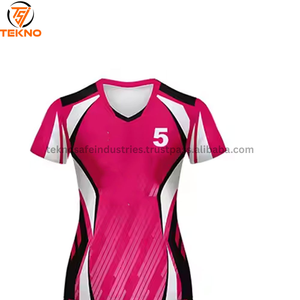 Uniforme de voleibol de diseño impreso personalizado de tamaño adulto 2025 Uniforme de voleibol hecho con material de poliéster 100% Servicio OEM - Product Image 5