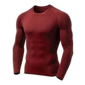 Haute qualité hommes sublimé MMA à manches longues Rash Guard Compression Fitness Gym porter respirant en vente - Product Image 4