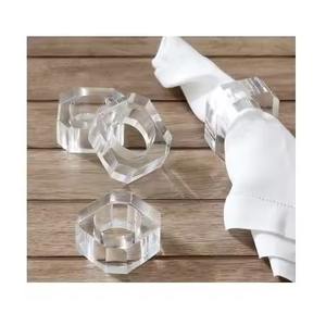 Anillo de servilleta de acrílico de estilo moderno para decoración de mesa de comedor y soporte para servilletas - Product Image 3