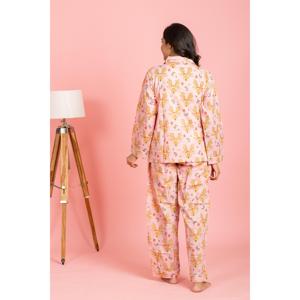Conjunto de Pijama Julebukk Rosa Claro, Transpirable y Cómodo, Tejido de Spandex con Cintura Elástica y Cordón Ajustable, para Novias y Damas de Honor, Romántico - Product Image 6
