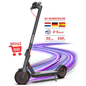 欧盟仓库轻质36V 10Ah 360W强力滑板车最大速度30千米便携式城市折叠成人电动滑板车