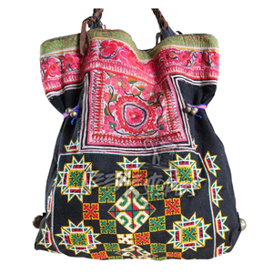 Custom Hand Embroidery <b>Tote</b> <b>Bag</b> Handmade Cotton <b>Canvas</b> <b>Tote</b> for Women from Pakistan Manufacturer's - Product Image 1