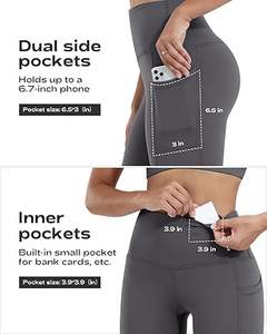 New Design <b>Leggings</b> <b>with</b> <b>Pockets</b> for Women High Waisted Tummy Control Workout Yoga Pants - Product Image 5