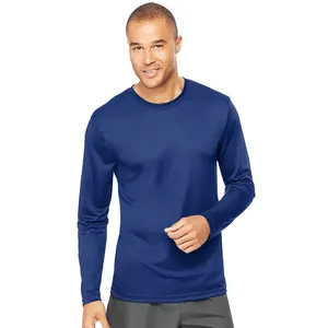 Benutzer definierte Herren Full Sleeve T-Shirt/Plain Blank Herren Gym Slim Fit T-Shirt/Bulk Langarm T-Shirts Großhandel Herren Sommerkleid ung
