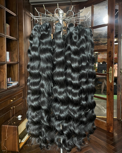 ผมต่อแบบลอนธรรมชาติแบบไม่ผ่านกระบวนการผมมนุษย์แท้แบบไม่ผ่านกระบวนการผมลอนแบบตรงสไตล์คลื่น - Product Image 1