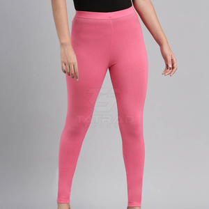 Leggings de yoga pour femmes les plus vendus - Couleur unie - Taille haute - Séchage rapide - Respirant - Spandex/Nylon - Fabriqué au Pakistan - Product Image 2