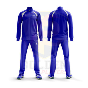 Golden Players Fashionable Own Branded Blue/<b>Green</b> Color Tracksuit For <b>Men's</b> 100% High Quality Customized Logo Design Tracksuit - Product Image 1