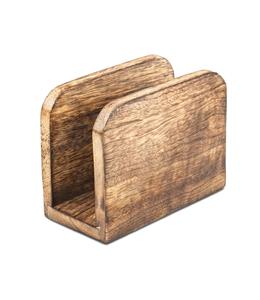 Burning Mango Wood <b>Napkin</b> <b>Holders</b> for Kitchen Upright Paper <b>Napkin</b> Storage Dispenser House Party Restaurant Hotel - Product Image 2