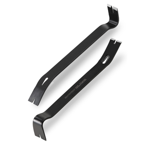 Barre <span class=keywords><strong>de</strong></span> levier plate à couple élevé avec fente intégrée pour extracteur <span class=keywords><strong>de</strong></span> clous, en acier forgé, pour le travail du bois - Product Image 3