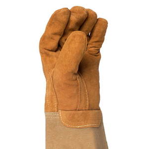 Gants de soudage de haute qualité, nouvelle arrivée, très demandés, gants de sécurité raisonnables, résistance à la chaleur, personnalisés, bleus, double renfort - Product Image 4