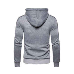 Sudadera con Capucha Nueva de Otoño para Hombre, Informal, Lisa, de Manga Larga, con Cremallera, Estilo Deportivo, para Calle - Product Image 4