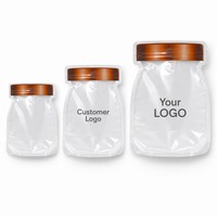 Vente en gros Mini sacs en plastique PET thermoscellés à zip-lock blancs anti-odeurs pour les emballages de gomme et de gelée