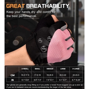 Gants de musculation sans doigts de haute performance, gants de sport respirants sur mesure pour la musculation et le cyclisme pour hommes - Product Image 6