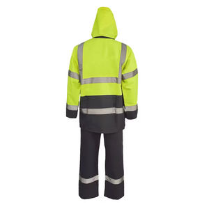Vêtements de sécurité, uniforme de travail, vente en gros, combinaison de sécurité haute visibilité en polyester, vêtements de travail personnalisés, antibactérien, unisexe, construction - Product Image 3