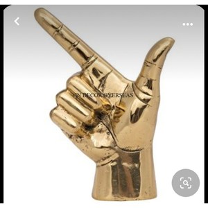 Attractive Look High Standard Quality Metal Made Hands Designer Table Top <b>Decorative</b> Sculpture From India In Impressive Price - Product Image 4