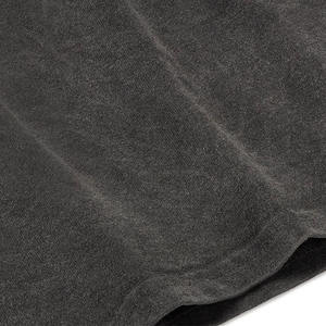 T-shirt de luxe pour homme 220 g/m² 'VINTAGE BLACK' avec logo personnalisé, qualité supérieure, épaules tombantes, coupe classique, 100 % coton tissé lourd - Product Image 4