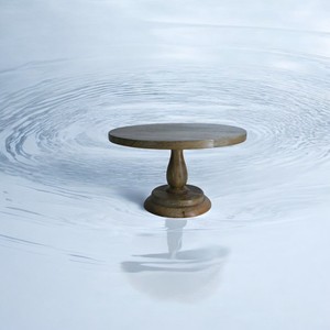 แท่นเสิร์ฟเค้กไม้สำหรับตกแต่งเค้กขนมหวานและขนมหวาน - Product Image 3