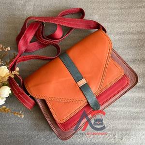 Nouveau Western élégant Multi cuir recyclé couleur trapu sac à bandoulière haute qualité en cuir sac à main coloré femmes côté sacs à bandoulière - Product Image 1
