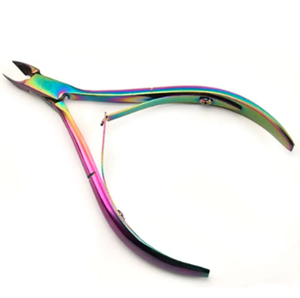 Professionnel Nail Art Manucure Pédicure Coupe-Ongles Courbé En Acier Inoxydable Peau Morte Cuticule Pinces pour Utilisation Du Doigt - Product Image 2