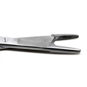 Neivert Needle <b>Holder</b> Tc 14 Cm Used to <b>Control</b> Surgical Needles During Delicate Surgeries, Olsen Hegar Needle <b>Holder</b> Straight - Product Image 4